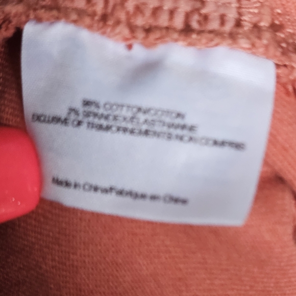 TORY BURCH Alexa Cropped Skinny Jeans Coral Pink Low Rise Stretch - Picture 13 of 16